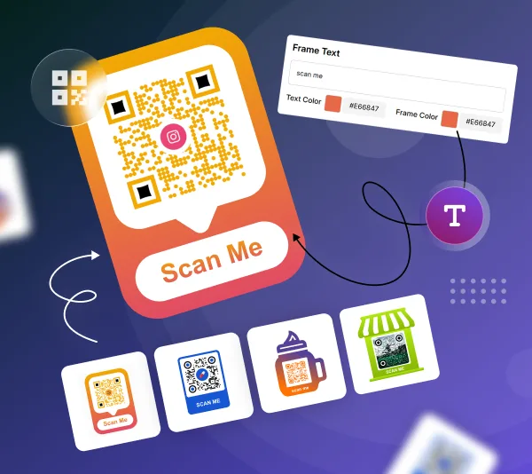 Custom qr code generator