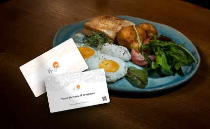 QR codes in Menus
