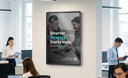 QR codes on digital signage