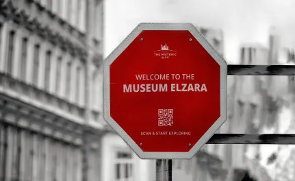 QR codes on street signs