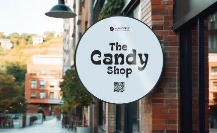 QR codes on street signs