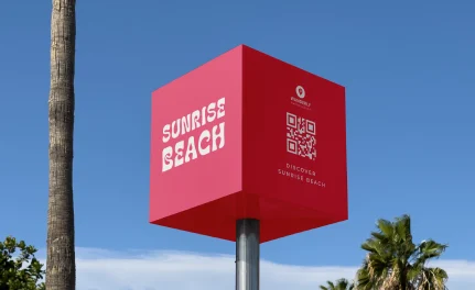 QR codes on street signs