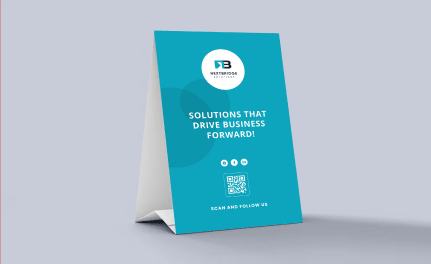 QR codes for table tents