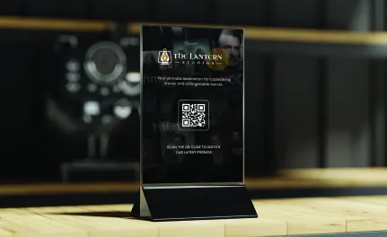 QR codes for table tents