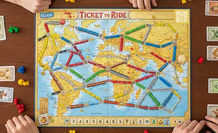 QR codes on board games