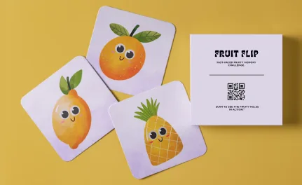 QR codes on board games