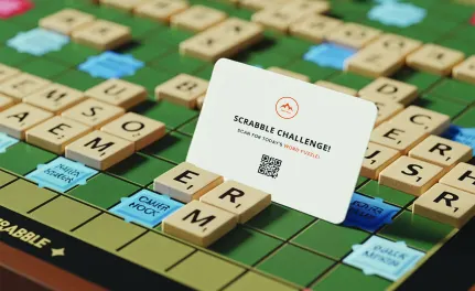 QR codes on board games