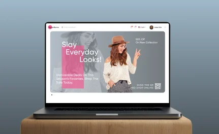 QR codes in web banners