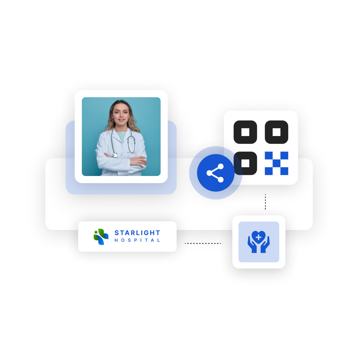 QR code for health clinic