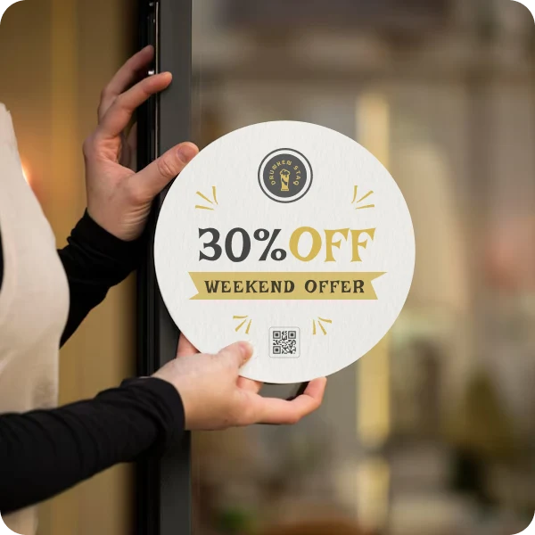 QR codes for coupons