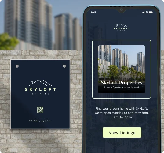 QR codes for real estate 