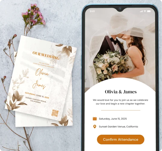 QR codes for wedding 