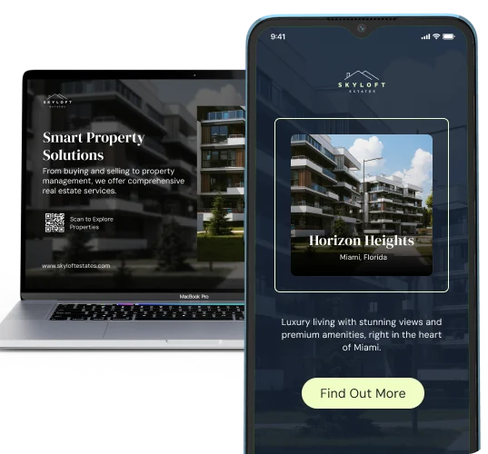 QR codes for business services