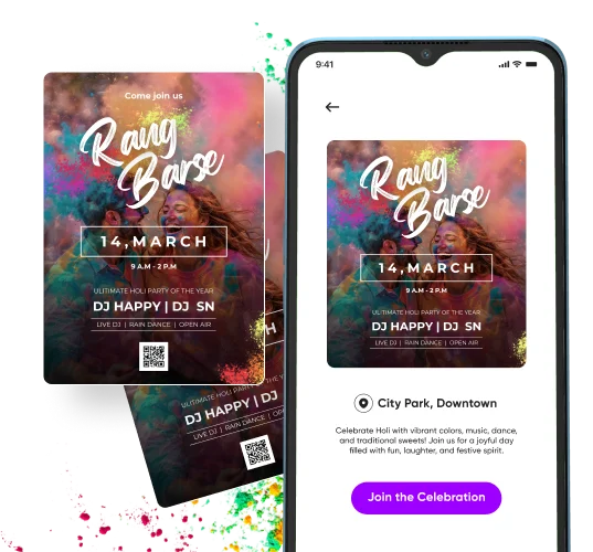 QR codes for events