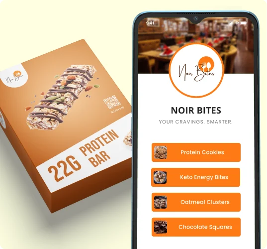 QR codes for products