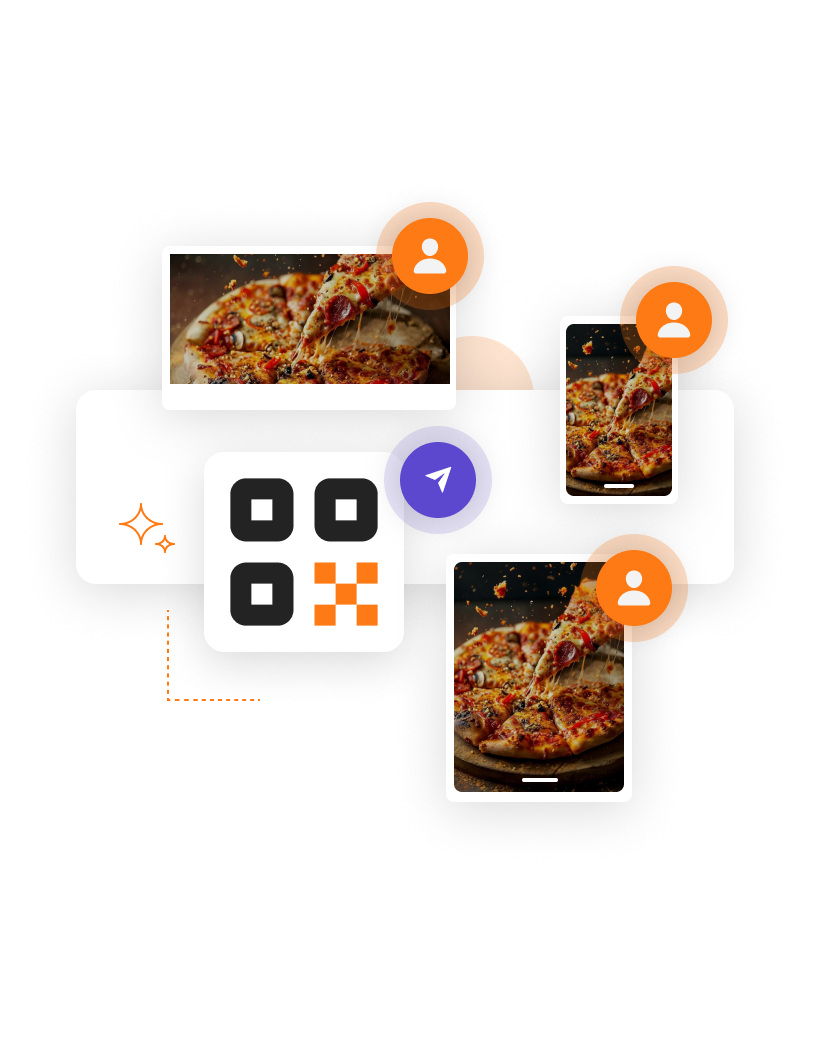 Menu QR code generator